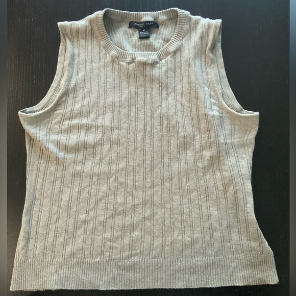 august silk Tops - Women's August Silk Light Gray Knit Top